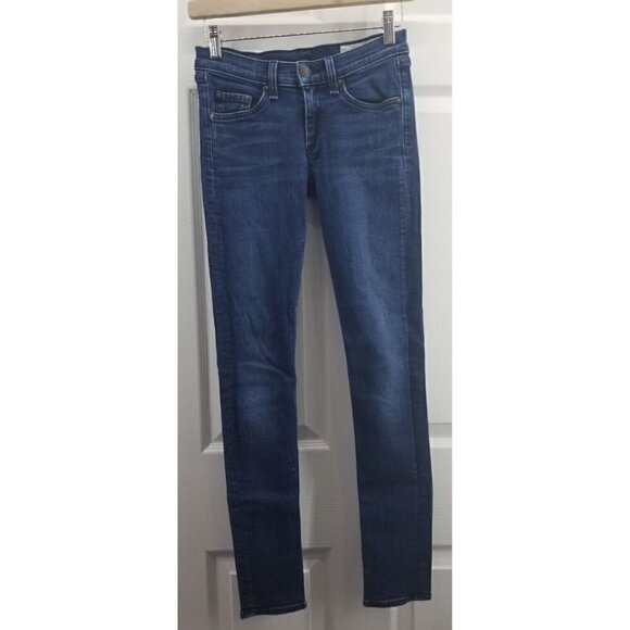 Women Rag & Bone Skinny W1502K520 Jeans Dark Wash Coronado sz 25 X 29 - Picture 1 of 7